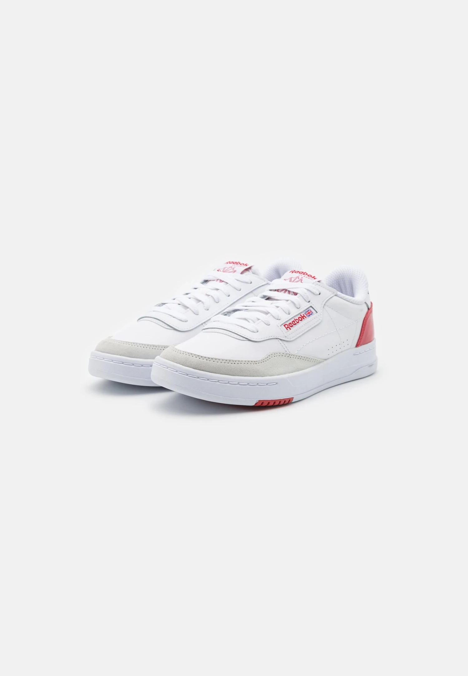 Reebok Classic Court Peak Unisex - Trainers - Footwear White/Pure Grey/Flash Red 2 Reebok Classic Court Peak Unisex - Trainers - Footwear White/Pure Grey/Flash Red - Image 2