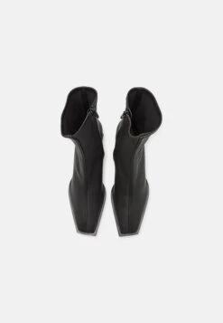 Squared Sockette 70 Boot - Classic Ankle Boots - Black -Famous Lady Shoe Store 0449b40745434119b6c5b4ed07225400