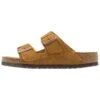 Birkenstock Arizona Soft Footbed Unisex - Slippers - Tan