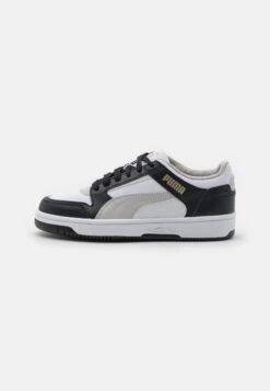 Puma Rebound Unisex - Trainers - White/Cool Light Gray/Black/Gold
