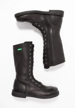 Kickers Meetkicknew - Lace-Up Boots - Noir -Famous Lady Shoe Store 100001a8a28d4dcfaeab9d03bdb7de57