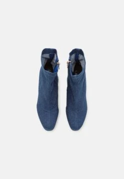 Lamoda Fashion Killer - High Heeled Ankle Boots - Denim -Famous Lady Shoe Store 14e02bf5d1f744b69020cef32c39c464