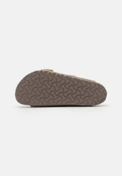Birkenstock Arizona Vegan - Slippers - Gray Taupe -Famous Lady Shoe Store 1c942da584cd4a418c73f33330784e4e