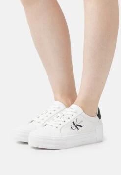 Calvin Klein Jeans Bold Laceup- Trainers - Bright White/Black