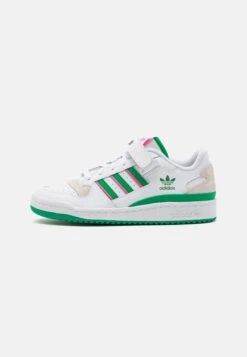 Adidas Originals Forum - Trainers - Footwear White/Green/Lucid Pink