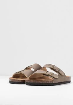 Rex Double Buckle Slide - Mules -Famous Lady Shoe Store 24c469d44ea140f9b85cc8c393c4b935