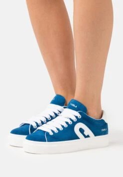 Furla Lace Up Trainers - Trainers - Blue Jay/Talco