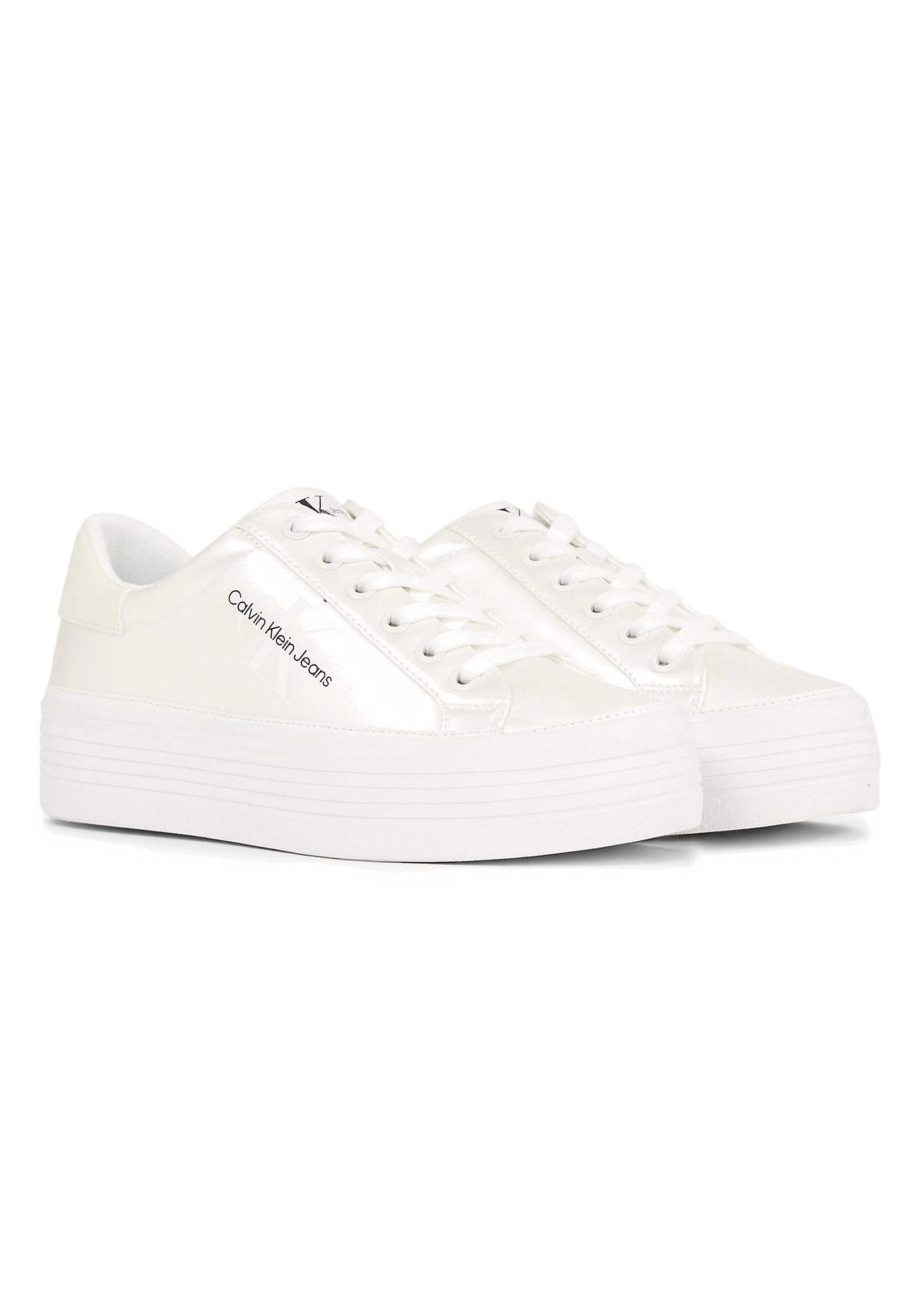 Calvin Klein Jeans Vulc FlatformNy Pearl Wn - Trainers - Pearlized Bright White 2 Calvin Klein Jeans Vulc FlatformNy Pearl Wn - Trainers - Pearlized Bright White - Image 2