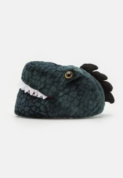 Dino Head Slipper Unisex - Slippers - Navy