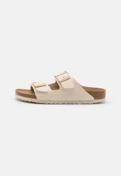 Birkenstock Arizona Tex Unisex - Slippers - Eggshell