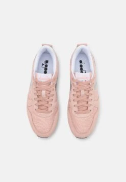 Diadora Olympia Platform- Trainers - Pink/Sand -Famous Lady Shoe Store 33e858fa112b499b8cc86ca74074a1b5