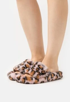 ONLY Shoes Onlharper Teddy Slide - Slippers - Light Pink/Brown