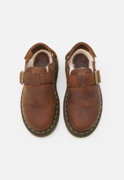 Dr. Martens Jorge Ii Unisex - Slippers - Warm Tan -Famous Lady Shoe Store 4413b25bef404238b2b57624e3dc05d2