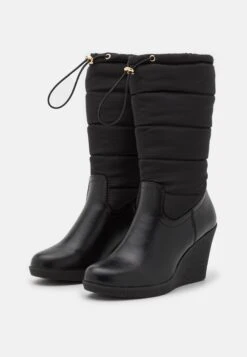 Anna Field Winter Boot - Wedge Boots - Black 8 Anna Field Winter Boot - Wedge Boots - Black -Famous Lady Shoe Store 44f1f15ed24b4bfe99b85edd67ffe9ed