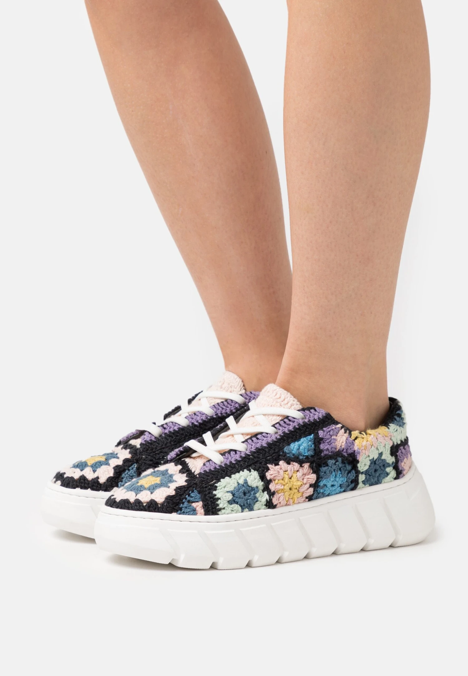 FREE PEOPLE Catch Me If You Can Crochet- Trainers - Black 1 FREE PEOPLE Catch Me If You Can Crochet- Trainers - Black