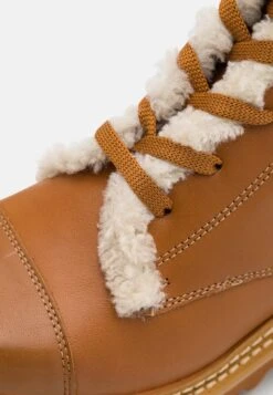 See By Chloé Mallory Lace Up Bootie - Platform Ankle Boots - Tan -Famous Lady Shoe Store 47710b1059ac44799ddd519d450c38ed