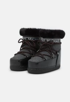 MICHAEL Michael Kors Zelda Bootie - Winter Boots - Black -Famous Lady Shoe Store 4ff2da86bdf344a2b5e2b10ec41b39f9