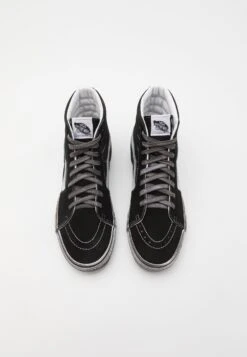 Vans Sk-Hi - High-Top Trainers - Stressed Black/White -Famous Lady Shoe Store 5635eb4be13a4522b87e239b37d03bed