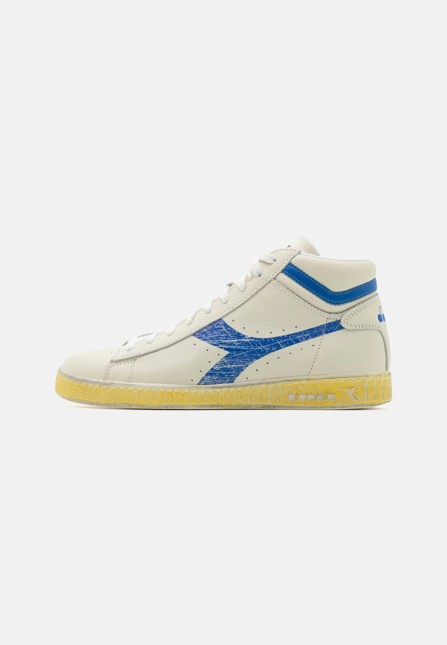 Diadora Game Retro Unisex - High-Top Trainers - Royal Fluo/Black/Yellow Fluo 1 Diadora Game Retro Unisex - High-Top Trainers - Royal Fluo/Black/Yellow Fluo