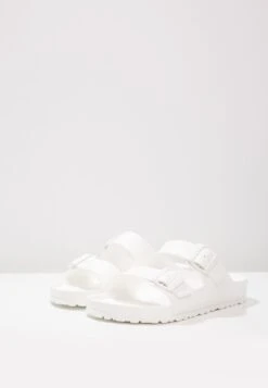 Birkenstock Arizona- Slippers - White -Famous Lady Shoe Store 632ececd41ed424c9824b6052c365ff9