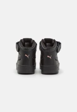 Puma Carina Street Mid - High-Top Trainers - Black/Rose Gold -Famous Lady Shoe Store 64ec926e94b24a32ab32c108f6a04022