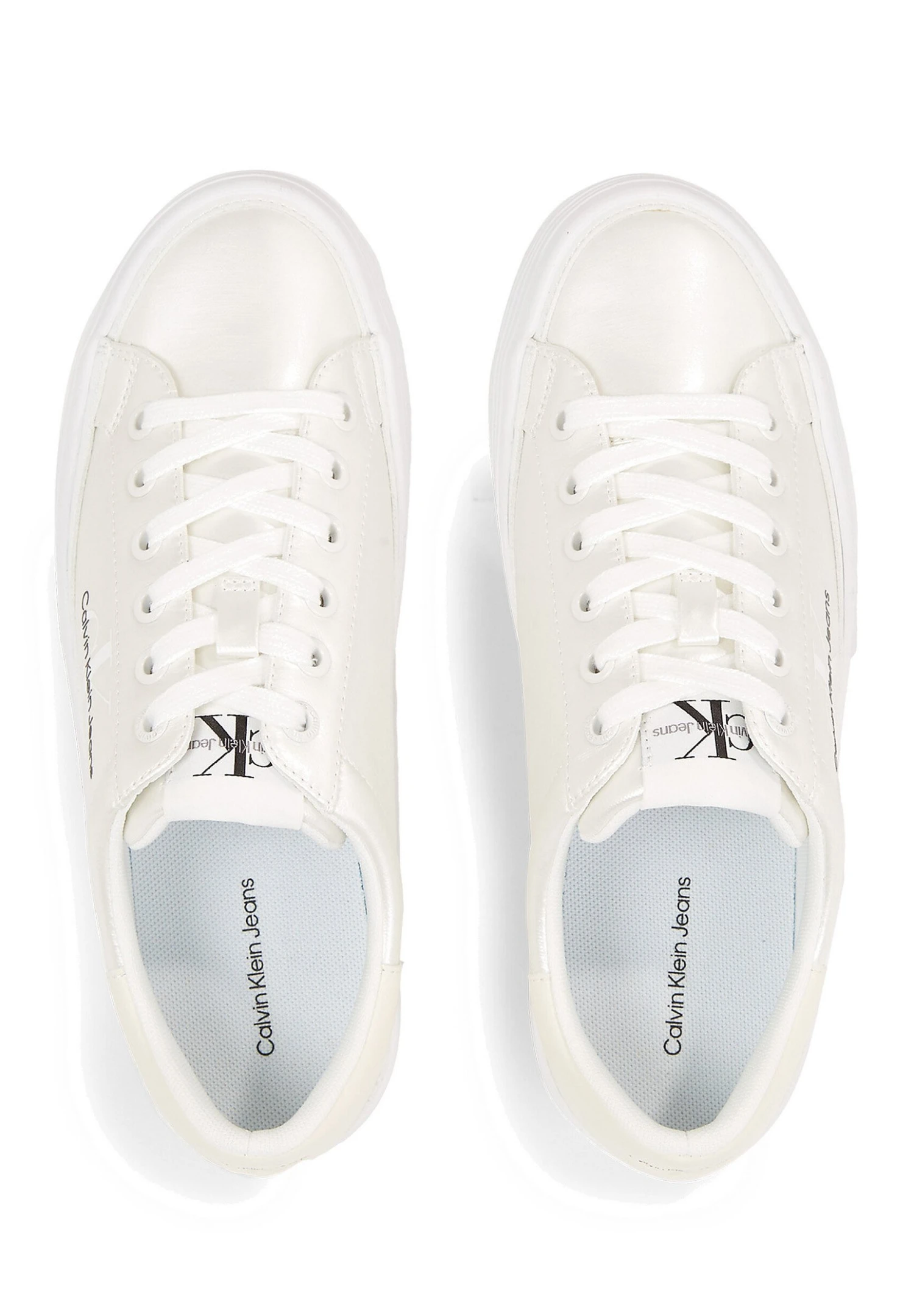 Calvin Klein Jeans Vulc FlatformNy Pearl Wn - Trainers - Pearlized Bright White 3 Calvin Klein Jeans Vulc FlatformNy Pearl Wn - Trainers - Pearlized Bright White - Image 3