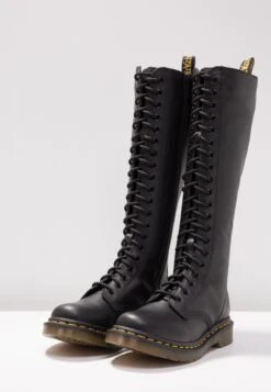 Dr. Martens 1B60 20 Eye Boot - Lace-Up Boots - Black -Famous Lady Shoe Store 6cd50b789d144ae2a3e5fd8852aaa3c2