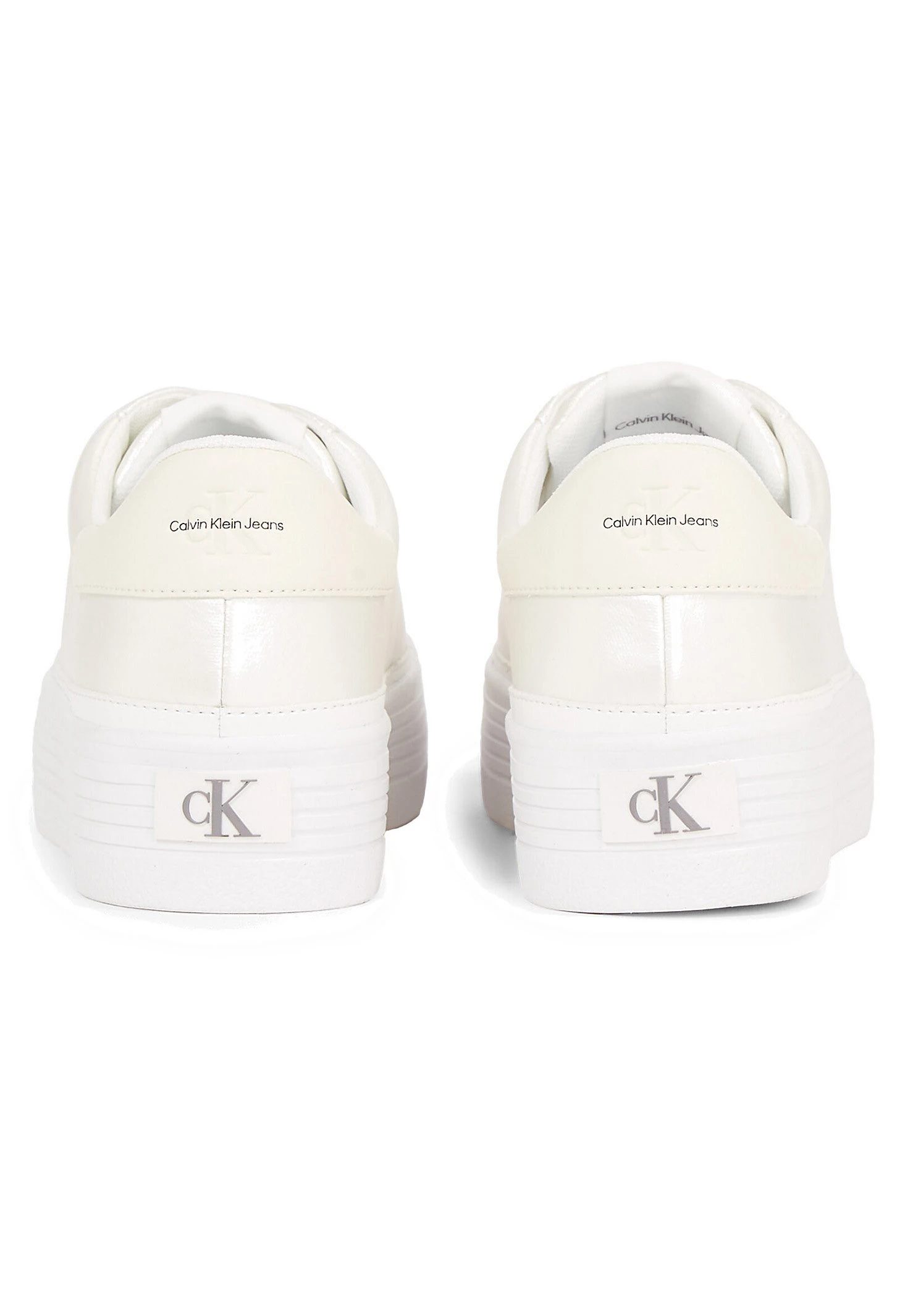 Calvin Klein Jeans Vulc FlatformNy Pearl Wn - Trainers - Pearlized Bright White 4 Calvin Klein Jeans Vulc FlatformNy Pearl Wn - Trainers - Pearlized Bright White - Image 4