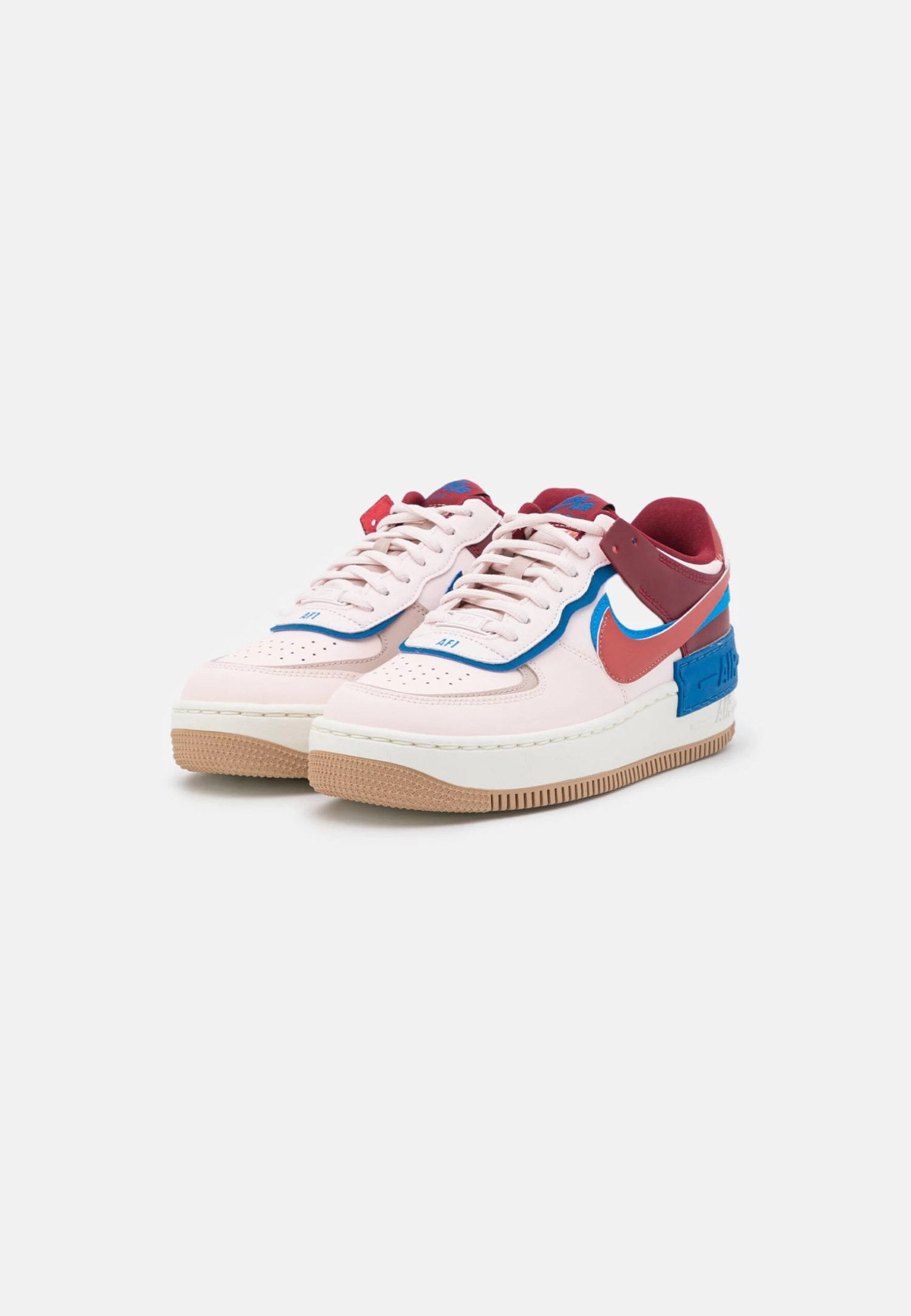 Nike Sportswear W Af1 Shadow - Trainers - Light Soft Pink/Canyon Rust/Fossil Stone/Team Red/Photo Blue/Blue Jay 3 Nike Sportswear W Af1 Shadow - Trainers - Light Soft Pink/Canyon Rust/Fossil Stone/Team Red/Photo Blue/Blue Jay - Image 3