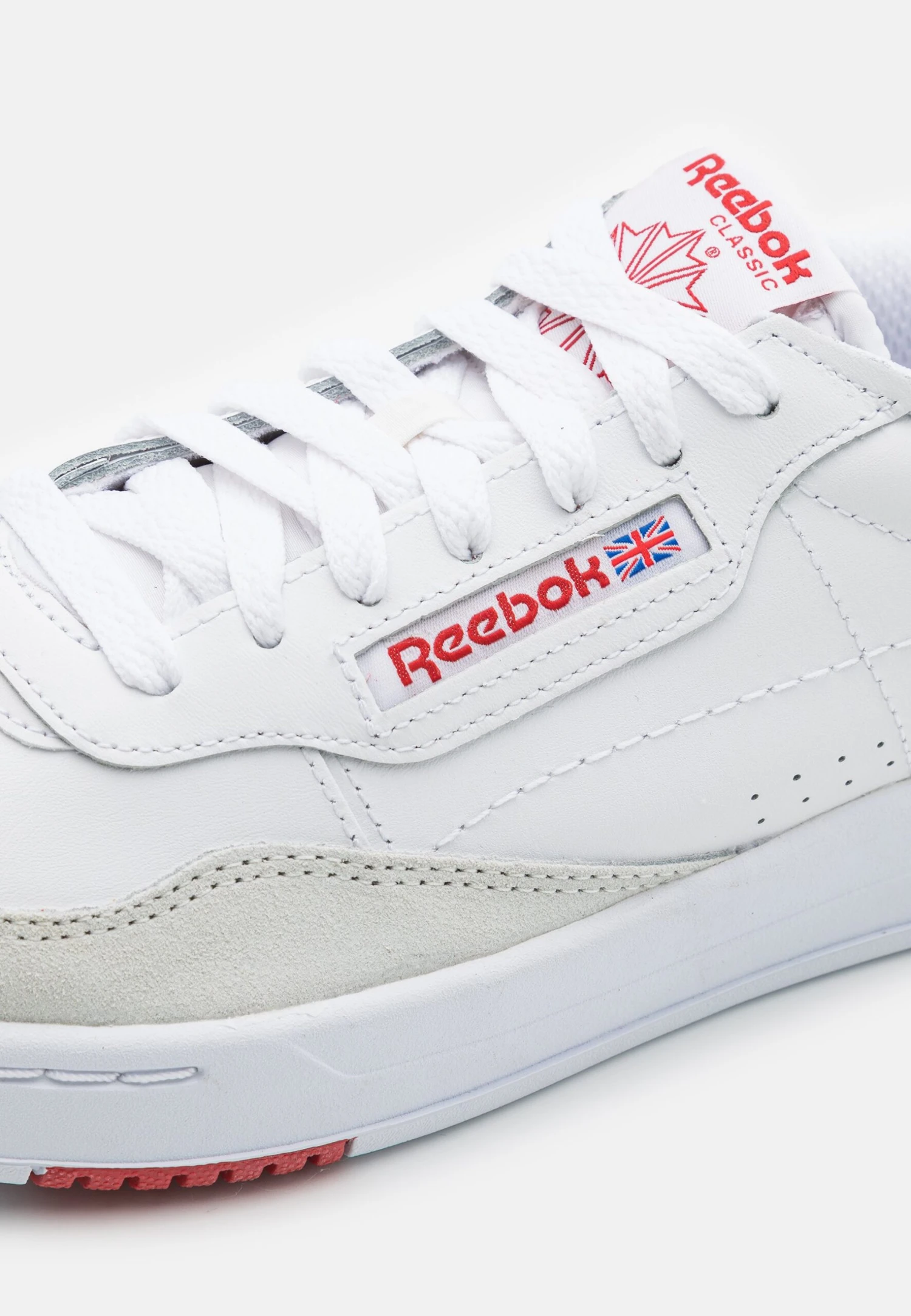 Reebok Classic Court Peak Unisex - Trainers - Footwear White/Pure Grey/Flash Red 6 Reebok Classic Court Peak Unisex - Trainers - Footwear White/Pure Grey/Flash Red - Image 6