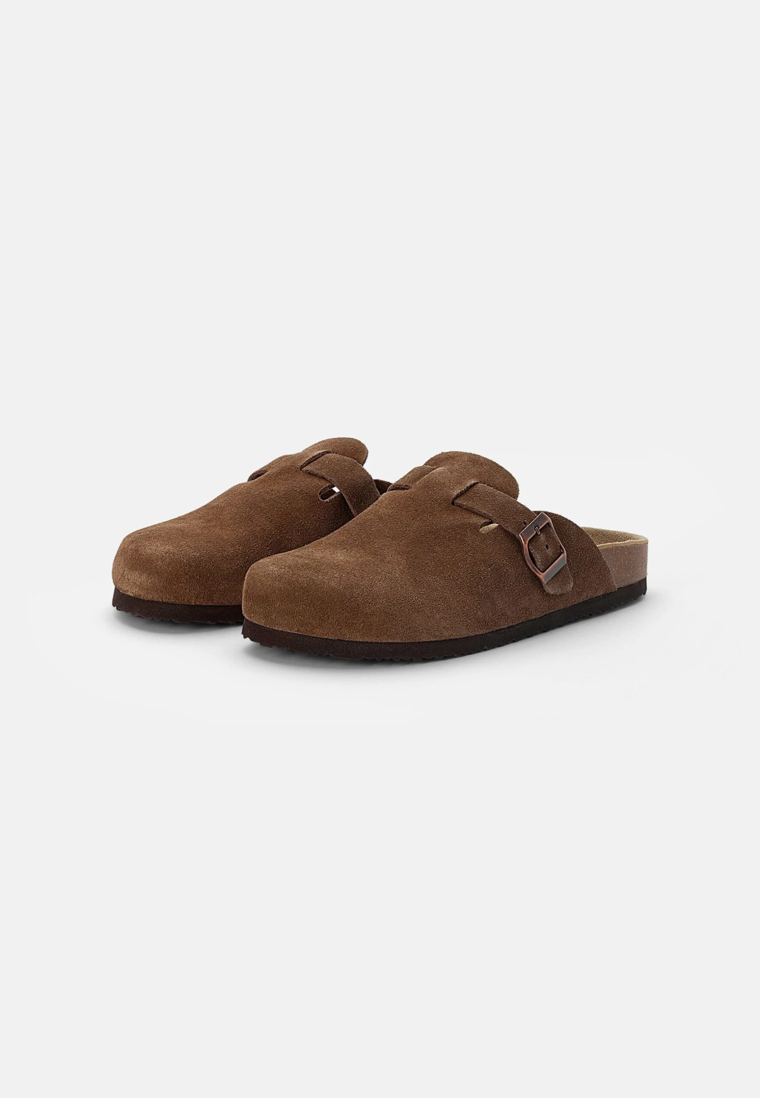 Pier One Leather Unisex - Slippers - Brown 2 Pier One Leather Unisex - Slippers - Brown - Image 2