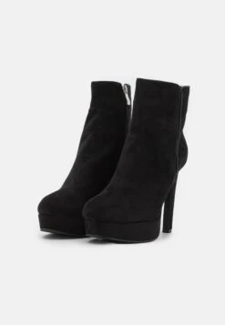 Raid Chandler - High Heeled Ankle Boots - Black -Famous Lady Shoe Store 73d5cfc913284e0c8be1c7128f994e3d