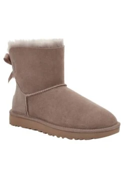Ugg Mini Bailey Bow - Classic Ankle Boots - Caramel -Famous Lady Shoe Store 75603491636f43c6a1a464d94cedd14c