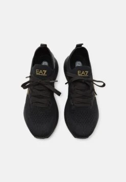 EA7 Emporio Armani Crusher Distance Unisex - Trainers - Triple Black/Gold -Famous Lady Shoe Store 7a6e6c87914e4e948b722c54a4e28fcb