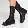Kickers Meetkicknew - Lace-Up Boots - Noir