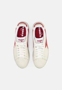 Diadora Game Waxed Unisex - Trainers - White/Red Pepper -Famous Lady Shoe Store 7f7e913a226e4e1da3bef3a48a3ef527