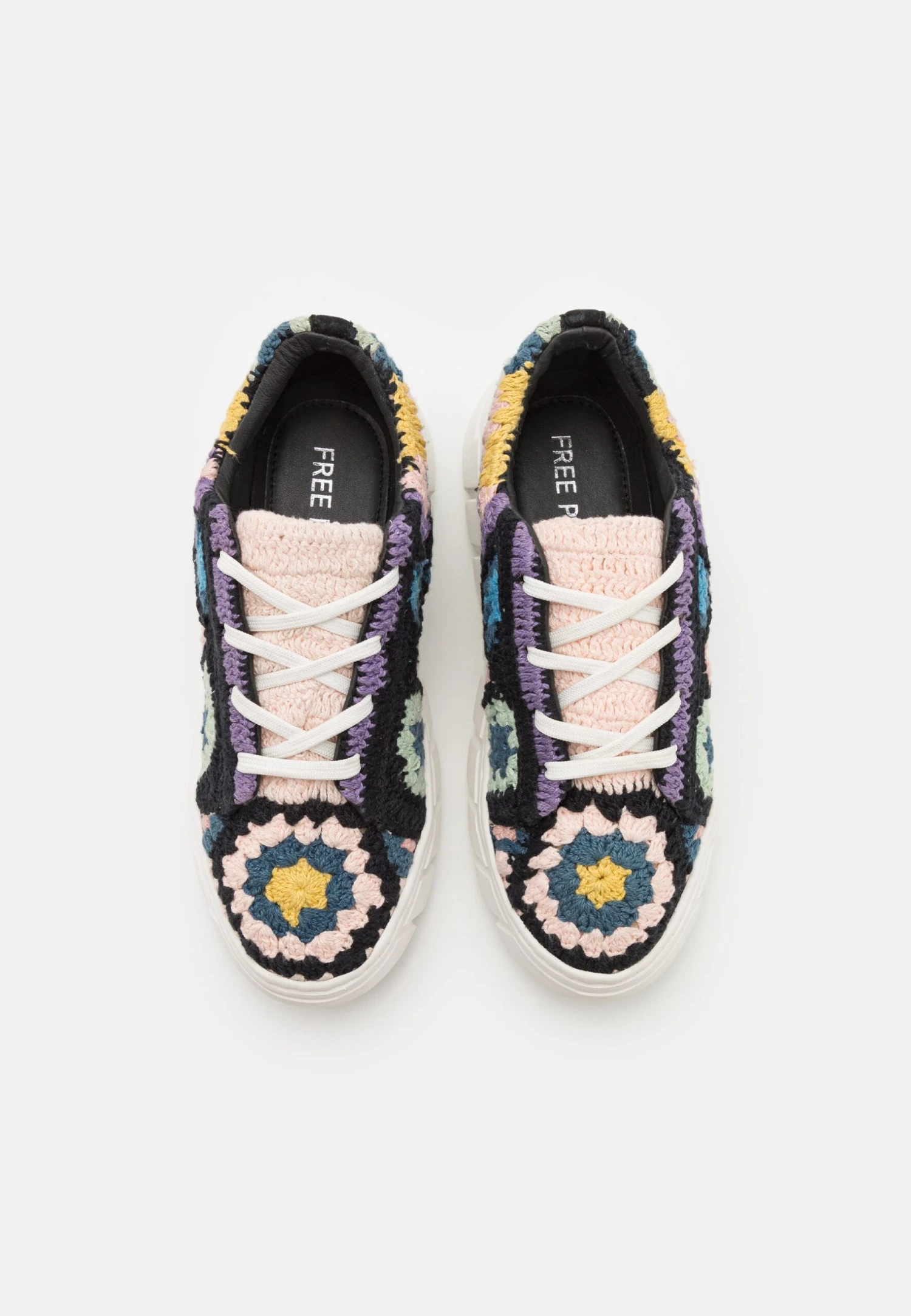 FREE PEOPLE Catch Me If You Can Crochet- Trainers - Black 6 FREE PEOPLE Catch Me If You Can Crochet- Trainers - Black - Image 6