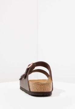 Birkenstock Arizona - Slippers - Dark Brown -Famous Lady Shoe Store 80d7cd18d7204f1e982ed3647d9fe775