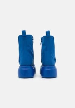 COPENHAGEN Cph143- Platform Ankle Boots - Royal Blue -Famous Lady Shoe Store 85afae3d12b34f1da19ccfe356839306