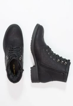 Anna Field Winter Boot - Lace-Up Ankle Boots - Black -Famous Lady Shoe Store 8b6d960fcd704d99b897b271af4e57e6