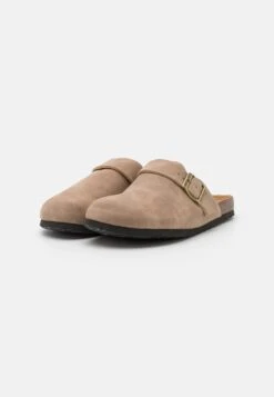 Rex Buckle Mule - Slippers - Roebuck Nubuck 8 Rex Buckle Mule - Slippers - Roebuck Nubuck -Famous Lady Shoe Store 8b71d40abb9941ea963e3257847a051f