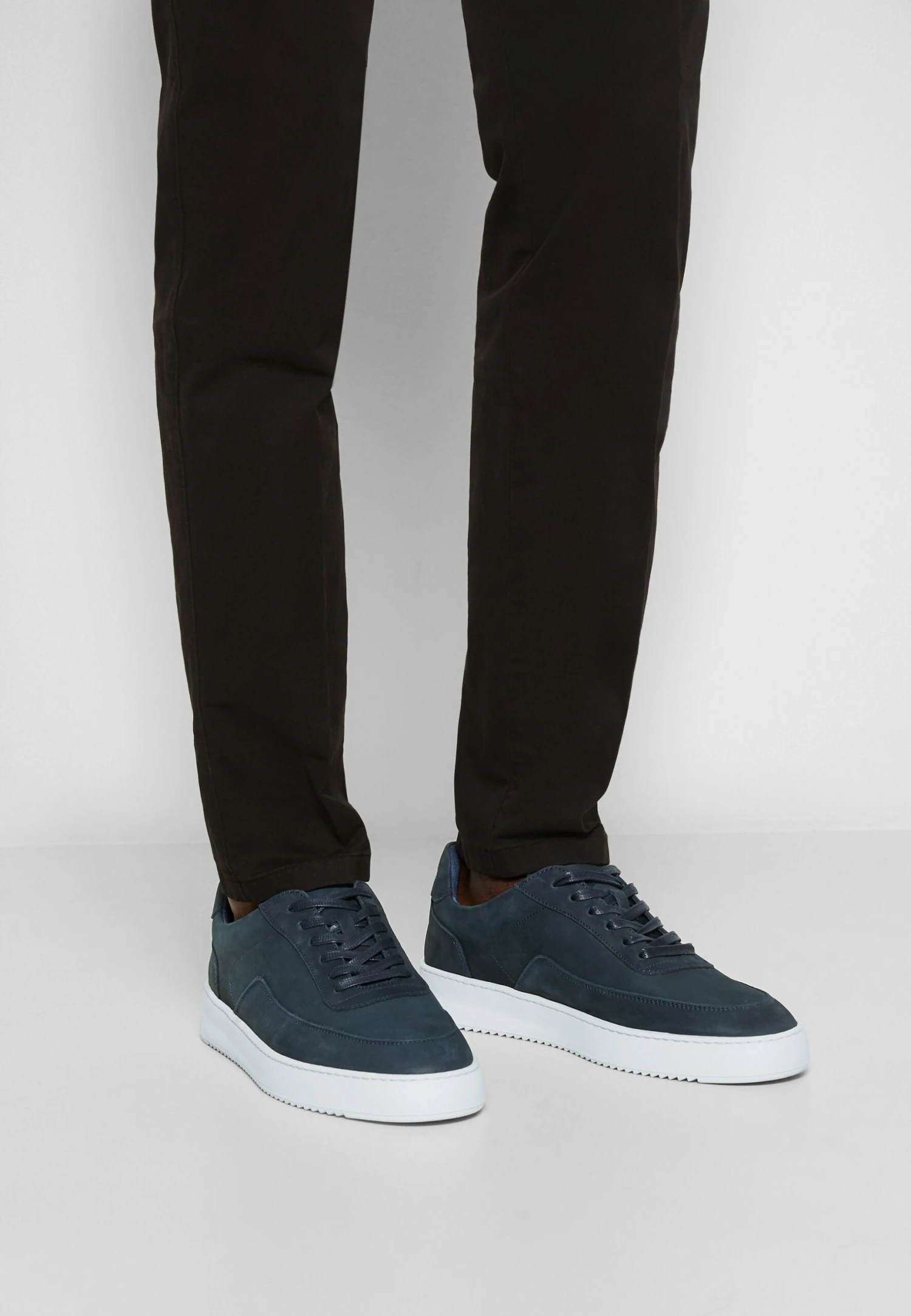 Filling Pieces Mondo Ripple Unisex - Trainers - Navy Blue 1 Filling Pieces Mondo Ripple Unisex - Trainers - Navy Blue