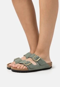 Birkenstock Arizona Lenb- Slippers - Thyme