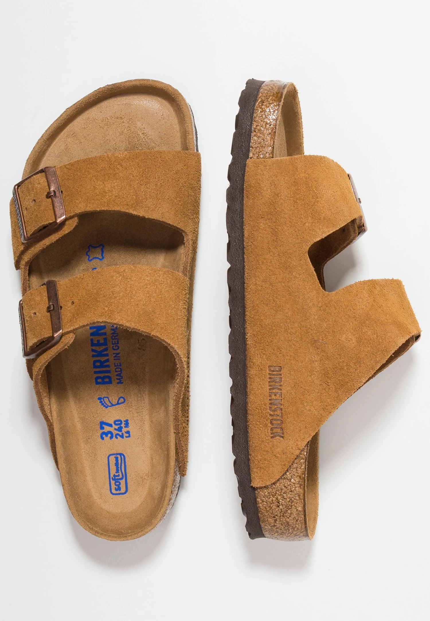 Birkenstock Arizona Soft Footbed Unisex - Slippers - Tan 2 Birkenstock Arizona Soft Footbed Unisex - Slippers - Tan - Image 2