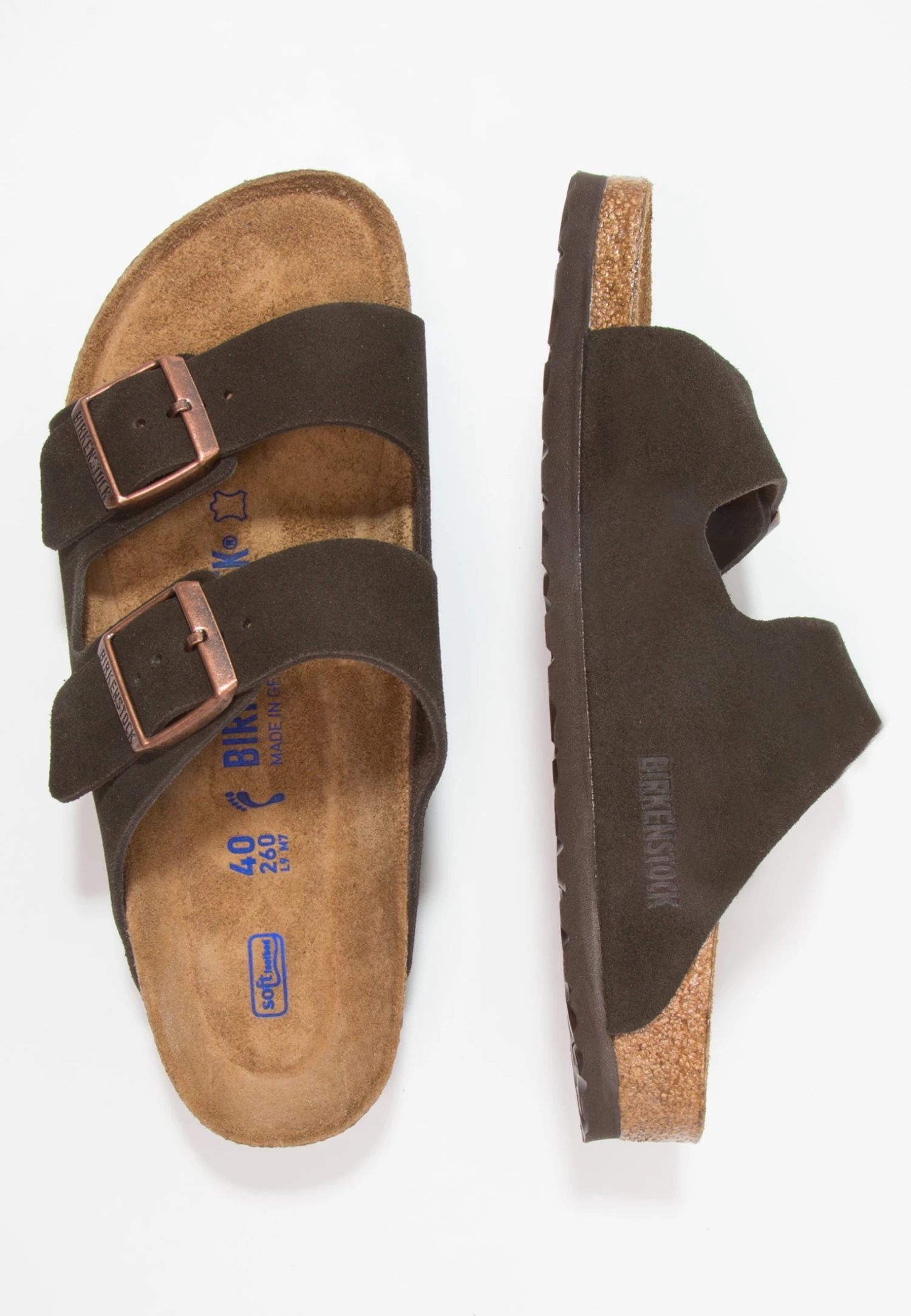 Birkenstock Arizona Sfb Vl Narrow - Slippers - Mocca 2 Birkenstock Arizona Sfb Vl Narrow - Slippers - Mocca - Image 2