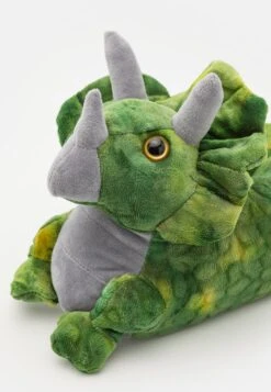 Triceratops Slipper Unisex - Slippers - Green -Famous Lady Shoe Store 9681f8d829cd458ca6b36e761ed0de57