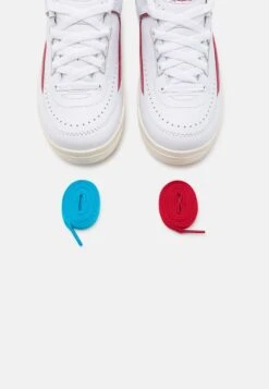 Air Jordan 2 Retro - Trainers - White/Fire Red/Dark Powder Blue 11 Air Jordan 2 Retro - Trainers - White/Fire Red/Dark Powder Blue -Famous Lady Shoe Store 9a5f96fb02ab4414b80fcbc1bb29102f