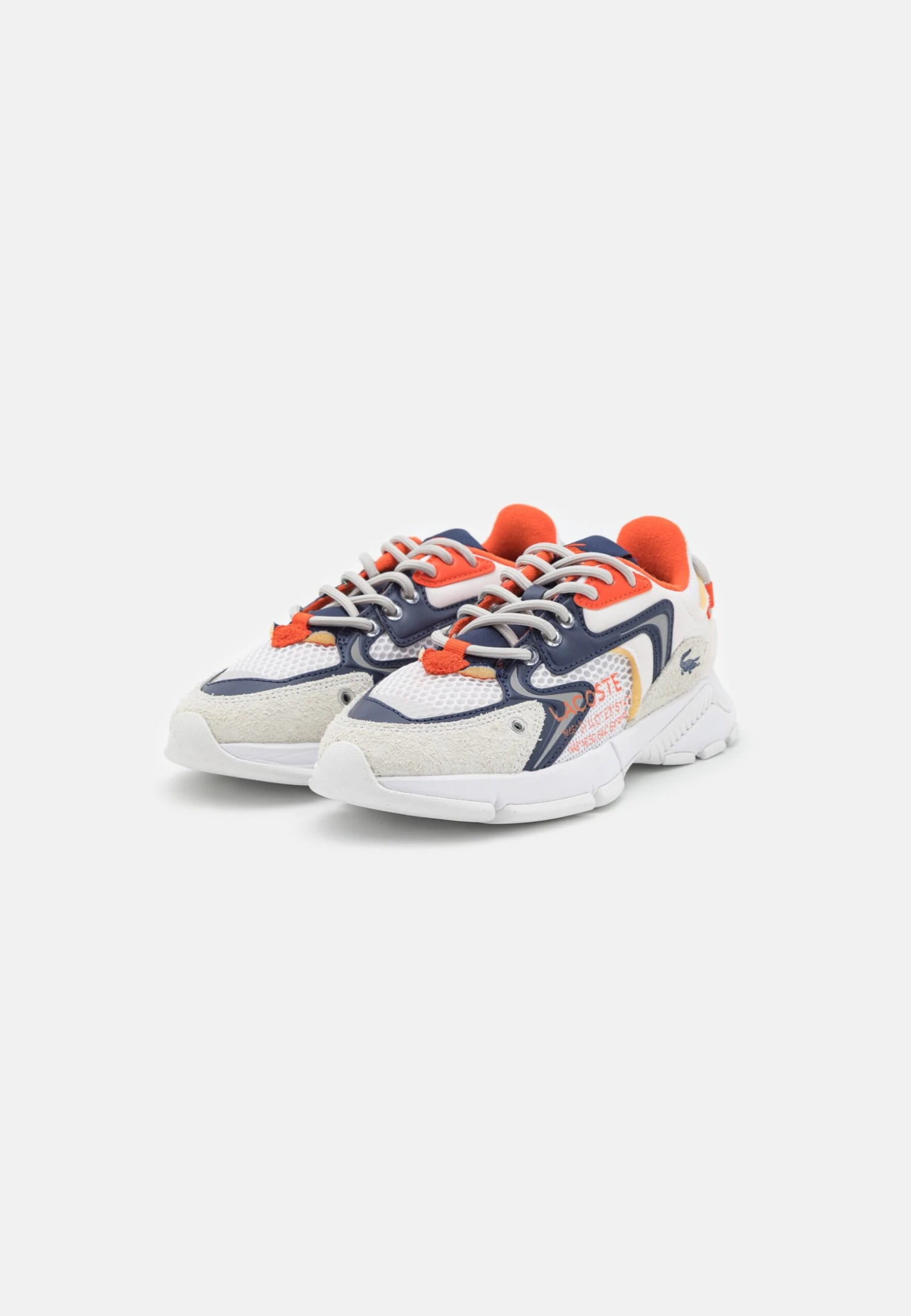 Lacoste Trainers - White/Orange 3 Lacoste Trainers - White/Orange - Image 3