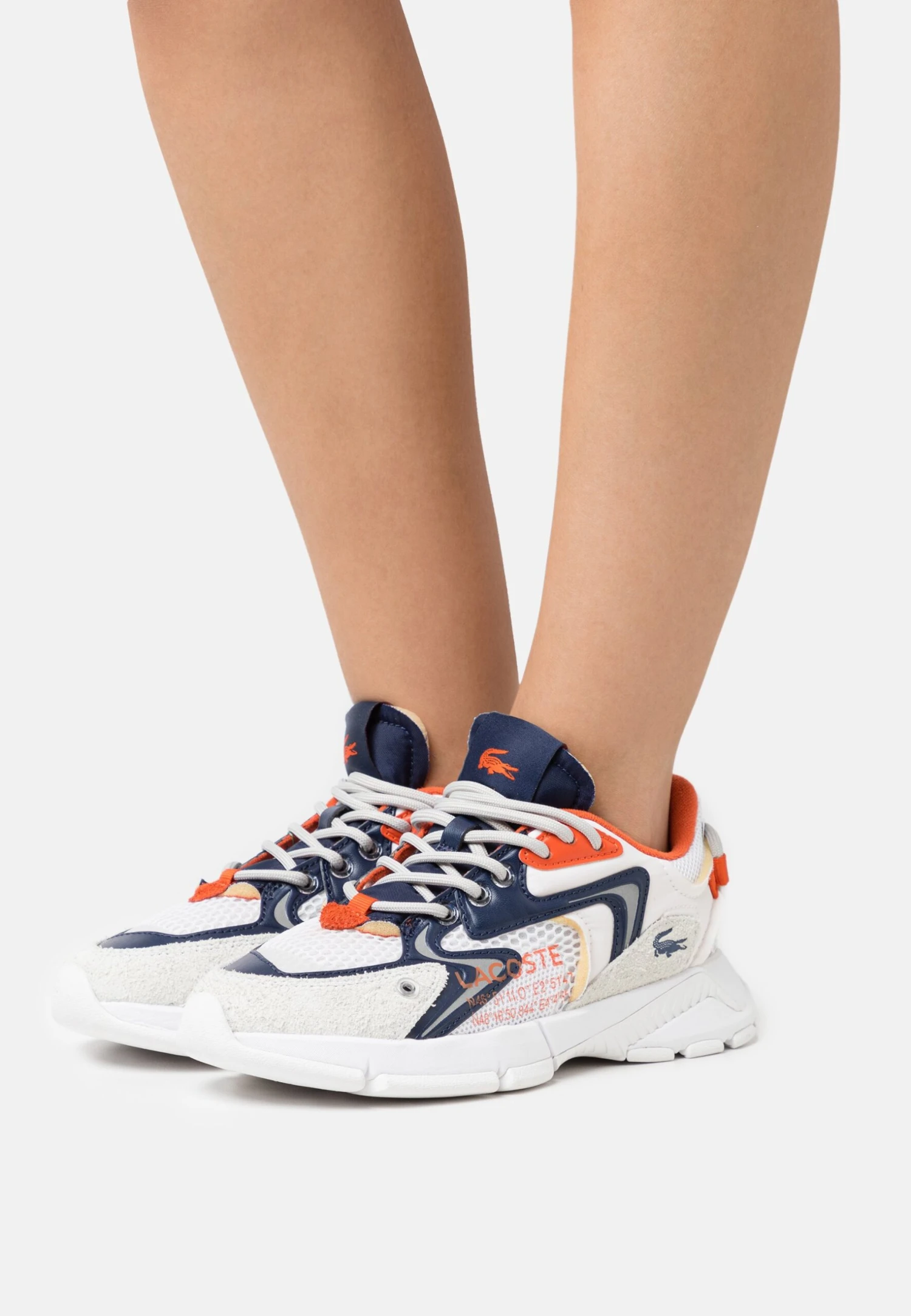 Lacoste Trainers - White/Orange 1 Lacoste Trainers - White/Orange