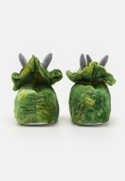 Triceratops Slipper Unisex - Slippers - Green -Famous Lady Shoe Store a9797a50df4a4adb893c209887fd3eeb